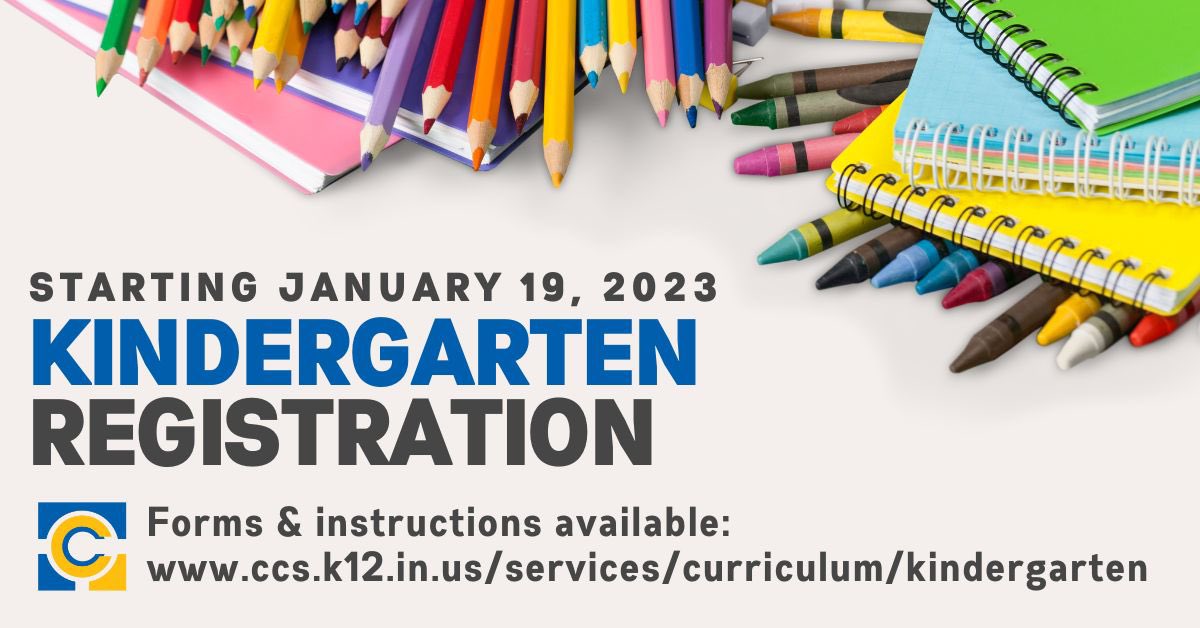 2023-24 Kindergarten Registration opens tomorrow! We can’t wait to meet our future Falcons! ccs.k12.in.us/services/curri… <a href="/ForestDaleElem/">Forest Dale Elem</a> #myccs
