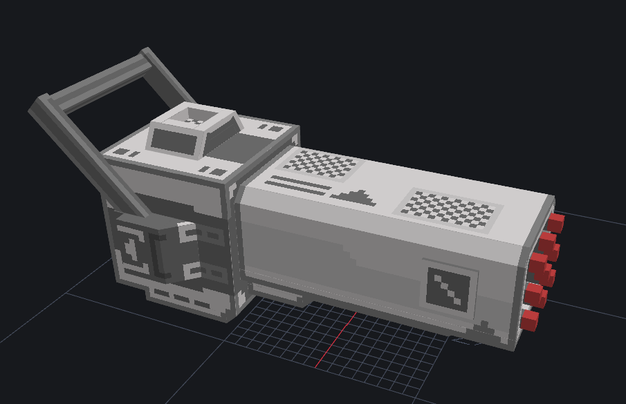 lycheesouo's tweet photo. First production #Blockbench https://t.co/1PTIEPe5uf