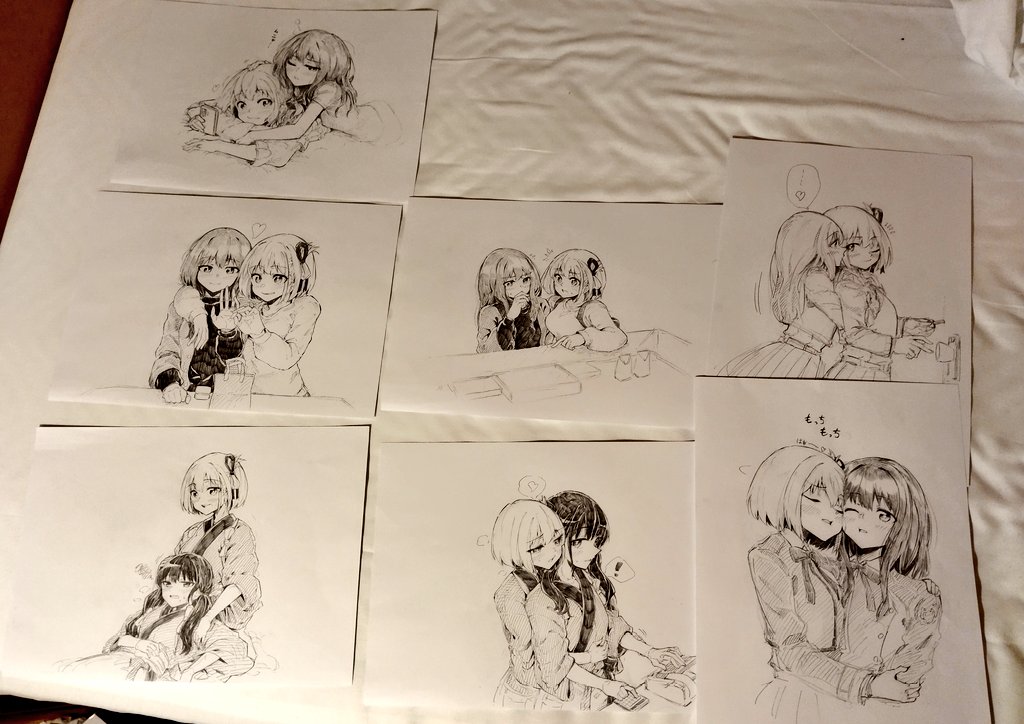 今回の出張は結構描いたな…楽しかったぜ。 