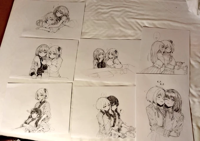 今回の出張は結構描いたな…楽しかったぜ。 