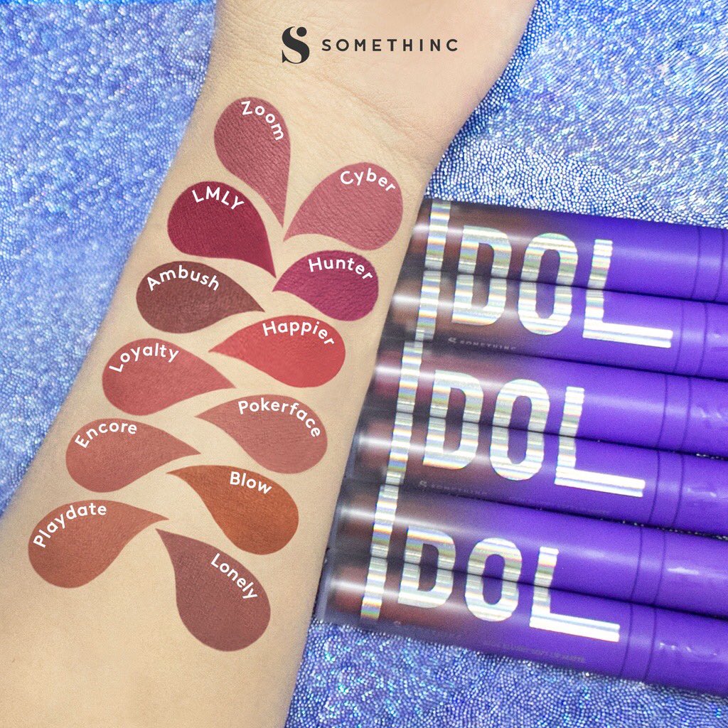 marigoldflowr's tweet photo. 💜somethinc idol blurry soft lip matte giveaway💜

— like &amp; rt
— follow @Somethinc4u @royalssociety @marigoldflowr 
— reply shade yang kamu mau, pakai hashtag #LipsDomination #MyLipsMyRules 

end 23.01.2023 yaah, good luck🤞🏻 https://t.co/nlLd03a4Qk