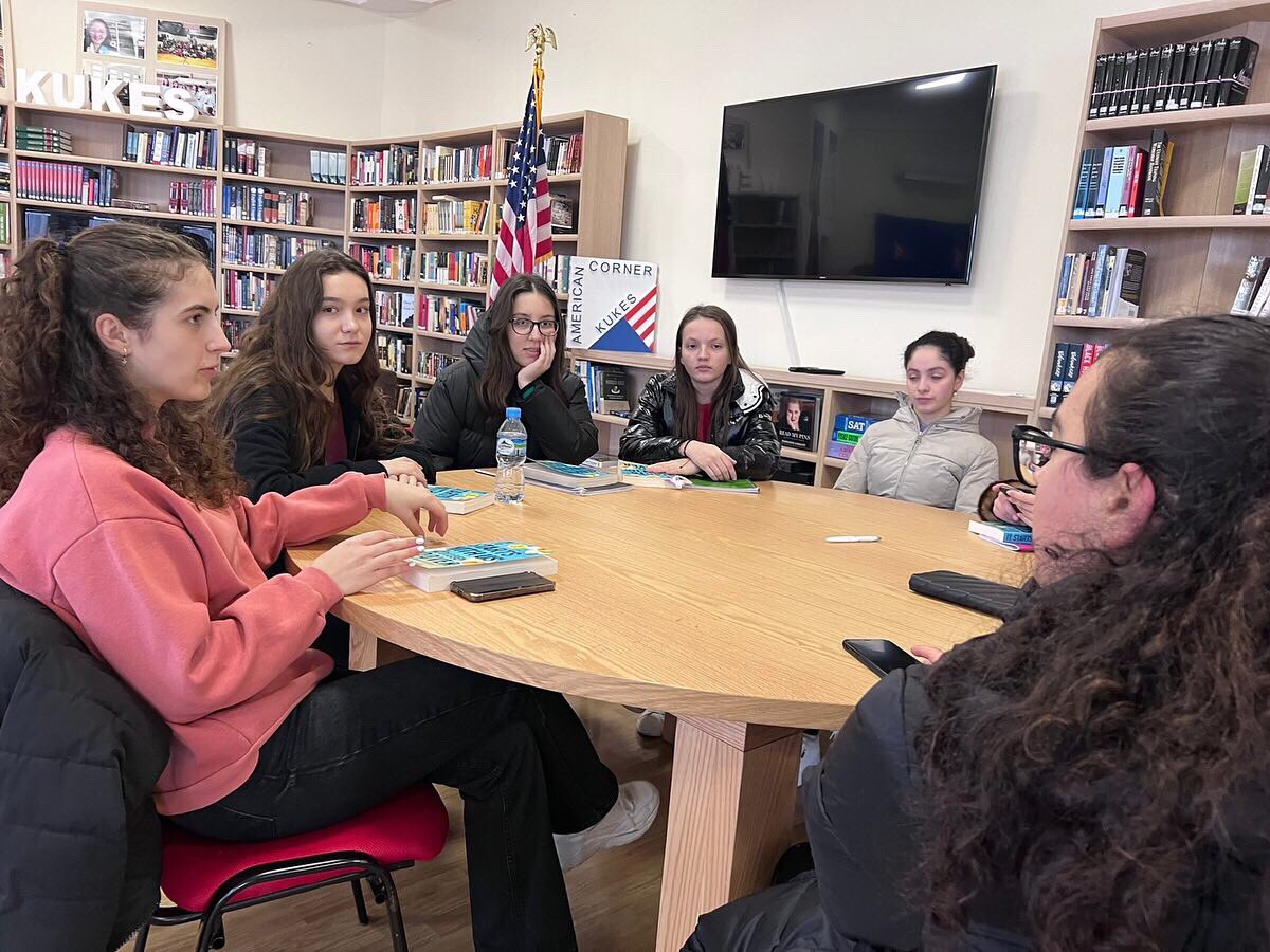 ACKukes's tweet photo. We discussed the first three chapters of the book "It Starts with Us" last week with the members of our English Book Club. This is the sequel to the acclaimed and well-known among youngsters book "It Ends With Us." https://t.co/8GFX2OPwzi