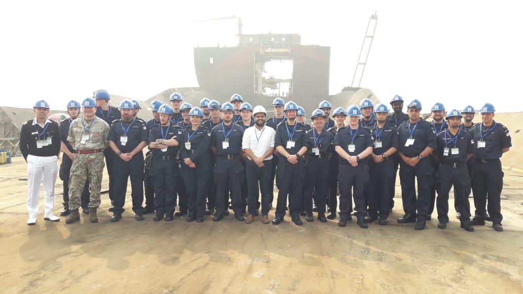 MdZahirPhp's tweet photo. @patel_javed @hms_tamar @UKinBangladesh Excellency, today we had the honor of receiving the commander of hms tamar and his team at php ship breaking and recycling facility https://t.co/g8vWS3UmxY