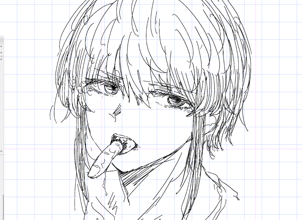 人間性に問題がありそうな顔面 描くのむずかしいな 