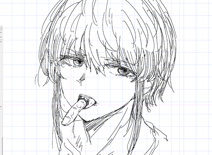 人間性に問題がありそうな顔面 描くのむずかしいな 