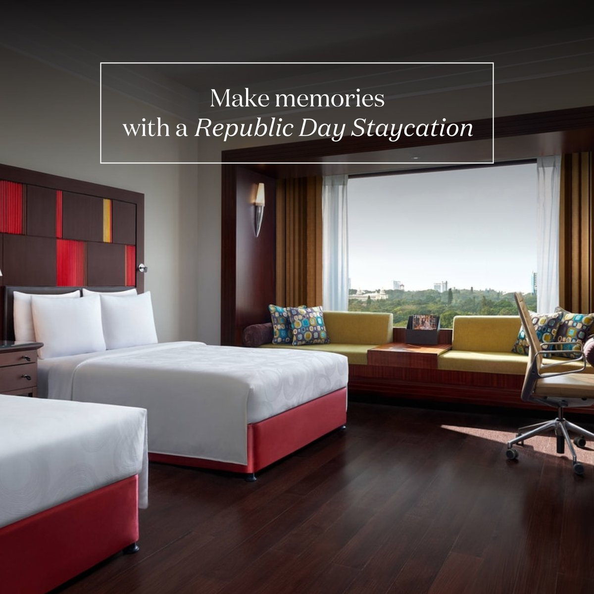 JWMarriottBLR's tweet photo. Make memories with a JW Festive Staycation on the Republic Day long weekend along with a Brunch at JW Marriott Hotel Bengaluru.

For more details, call: 8884494037

#jwmarriotthotel #jwmarriottblr #republicdayspeacial 
@marriotthotels @marriottbonvoy @jwmarriotthotel https://t.co/KJsVwwaV4z