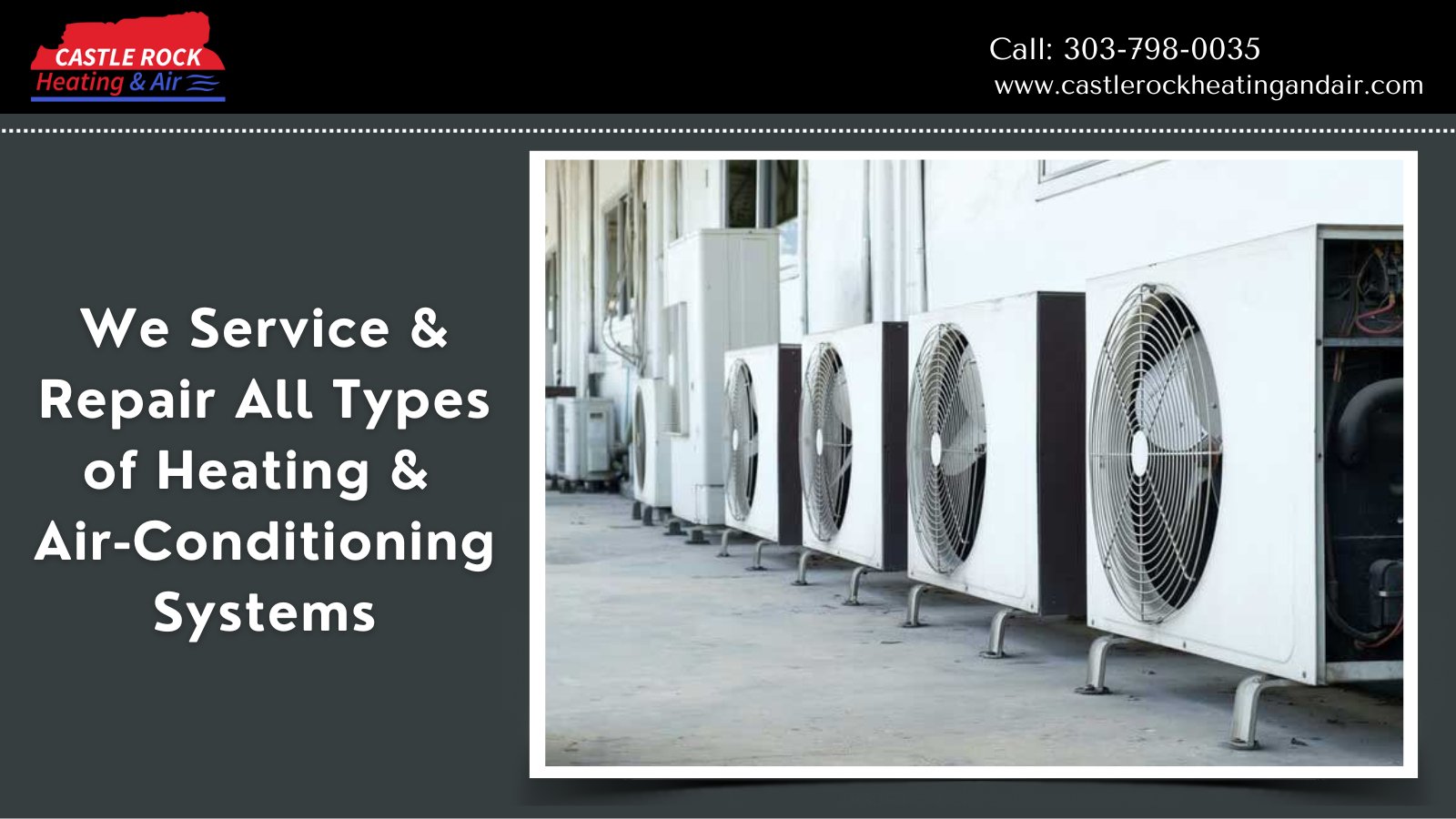 Castle Rock Heating and Air on X: HVAC Sᴇʀᴠɪᴄᴇs ɪɴ Cᴀsᴛʟᴇ Rᴏᴄᴋ ⇢With more  than two decades of serving residential and commercial customers, expect  only the fastest and best solutions from our