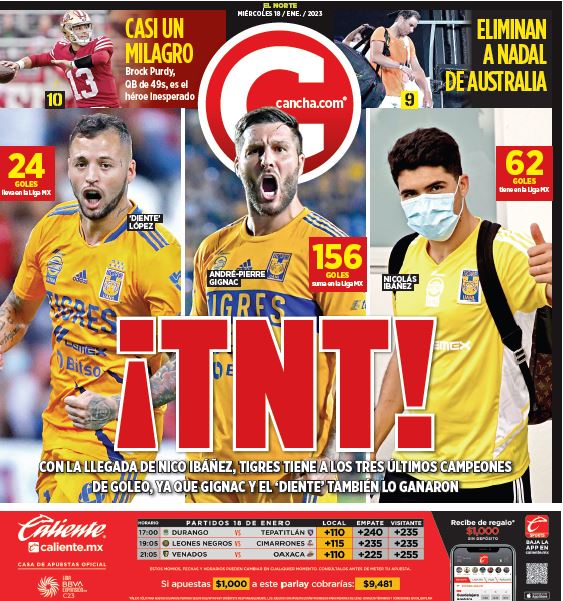 SancadillaNorte's tweet photo. La portada de @CANCHAELNORTE https://t.co/3dVnUcnutq