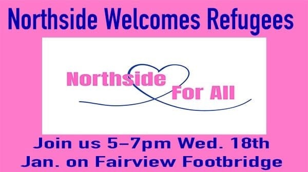 RoryHearneGaffs's tweet photo. Anyone about Fairview this eve join us to say 
#Refugees are welcome
Refugees didn't cause the housing or homelessness crisis, Governments, NAMA, landlords &amp; large investor funds did that.
We've 166,000 vacant homes-enough homes to house homeless &amp; refugees
#BallymunForAll https://t.co/iL4i30SjyG