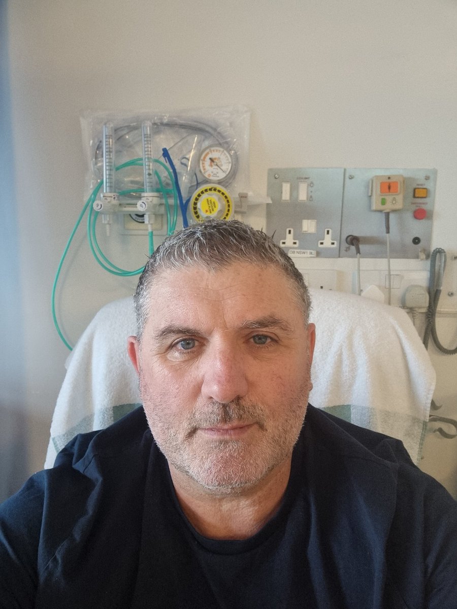 Lewislegal2024's tweet photo. Two days post op. Thanks again for your kind words and prayers of multiple faiths. Keeping an eye on fluids/out and no sense of smell or taste, however my ward comrades tell me the food is very good. Hopefully home tomorrow. Back to work 4-8 weeks. https://t.co/fwuWIEiaYI