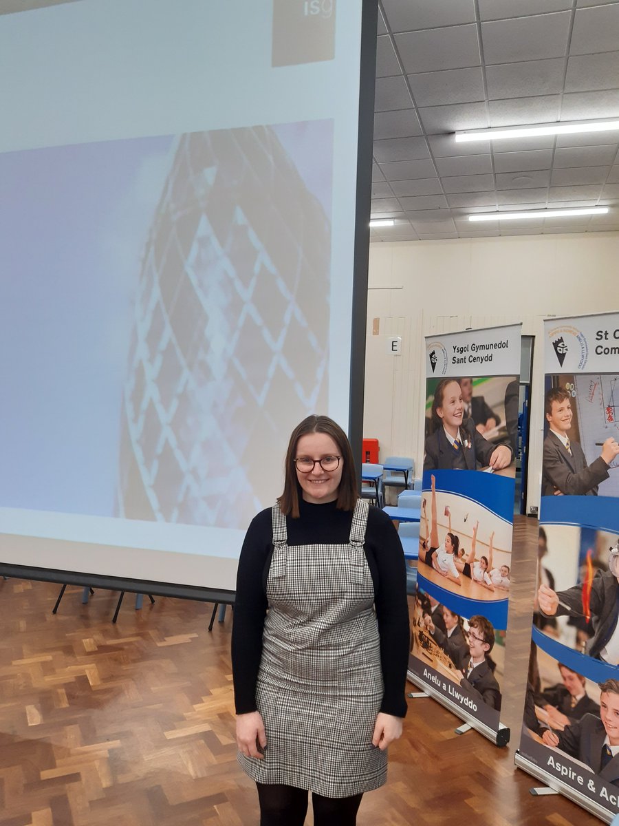A huge thank you to <a href="/Harriet1124/">Harriet Wade</a> <a href="/ISG/">ISG</a> for delivering an interesting &amp; informative assembly talk to year 9 at St Cenydd community school this morning. Harriet made it to school despite the snow &amp; awful weather conditions. ❄️☃️ Thanks again.