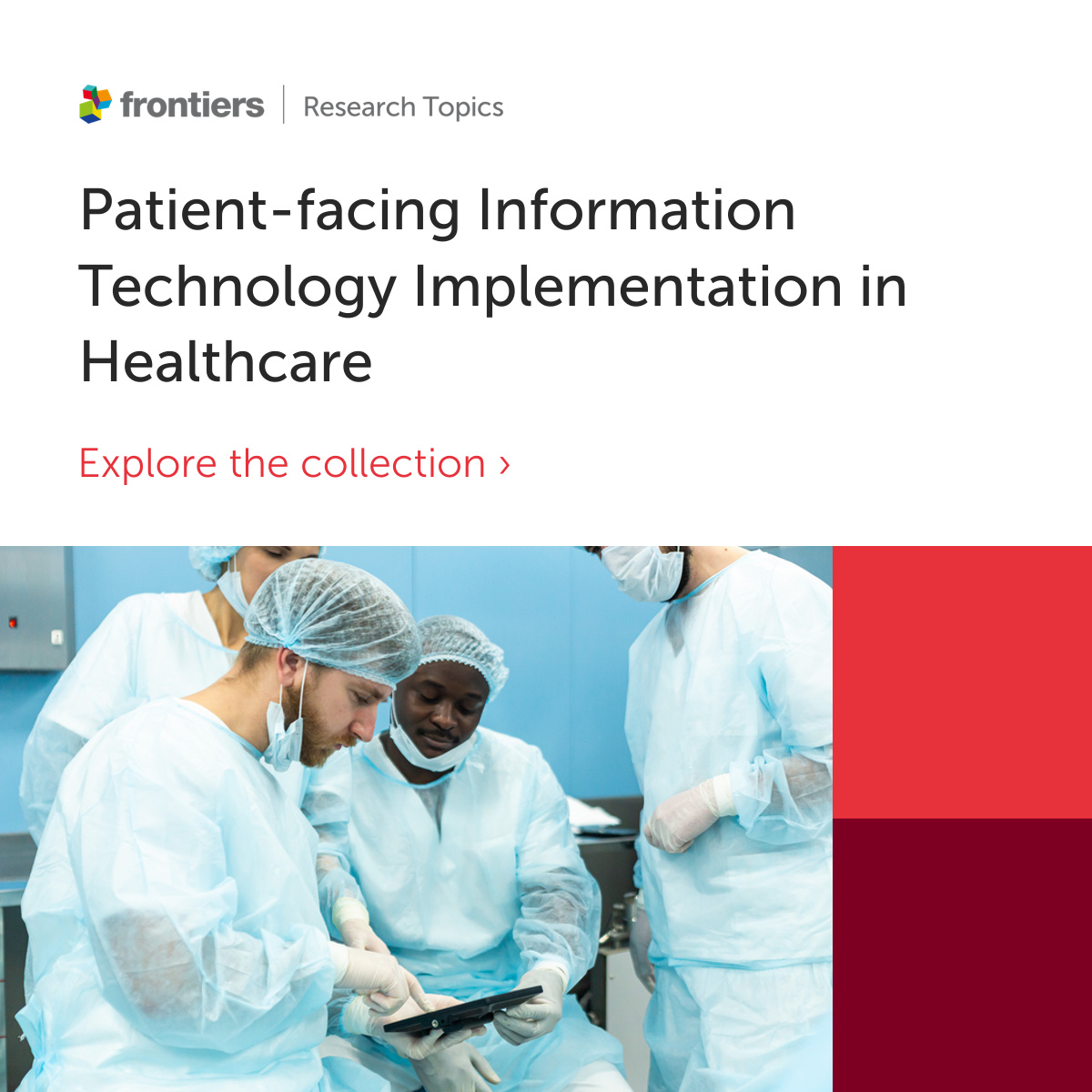 FrontDigiHealth's tweet photo. Proudly presenting ‘Patient-facing Information Technology Implementation in Healthcare’

Open access article collection hosted by Stephanie Carreiro and Peter Chai

Explore the collection here 👉 https://t.co/yIQOjampTI https://t.co/7u6Fkk4fZk