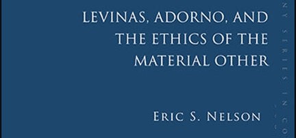 From the #PoliticalTheory section:
Matthias Flatscher & @SergejSeitz (@univienna & @Uni_WUE) are co-hosting a workshop on Mon 30.Jan 16:45 on Eric S. Nelson's (@nichtsnichtet) 'Levinas, Adorno, and the Ethics of the Material Other'. Join us!