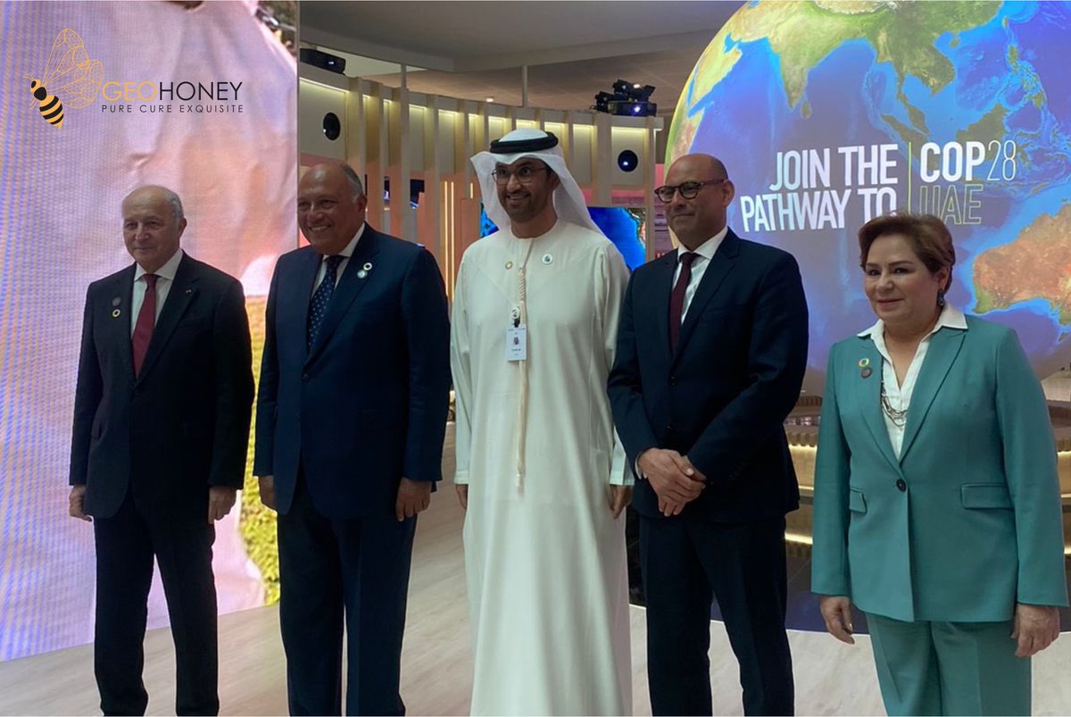 UAE CoP28 President Dr. Sultan Al Jaber addressed Abu Dhabi Sustainability Week (ADSW)
#COP28UAE #ClimateChange #UAEforClimate #ADSW2023 #Geohoney

https://t.co/2pK9rf3hES https://t.co/ZpbZAf8AF4