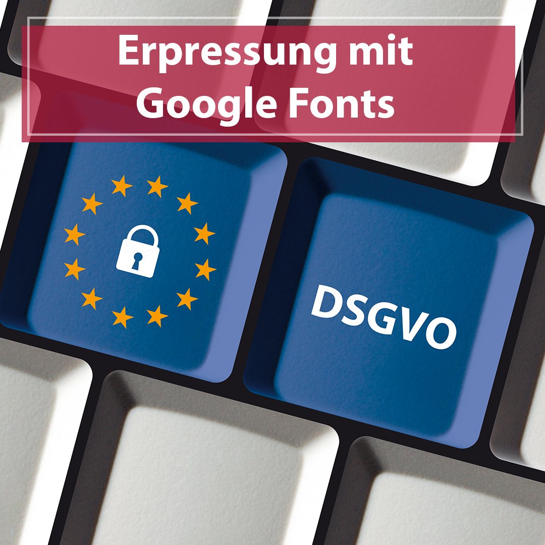 Marketing_Vest's tweet image. #Erpressung statt Abmahnung. Die #GoogleFonts Abmahnwelle wird von der Staatsanwaltschaft als Erpressung eingestuft. Gegen den Anwalt und seinen Mandanten laufen die Ermittlungen. Mehr dazu in unserem #Blog: 

🎯 lenner-marketing.de/digitale-medie…

#lenneronlinemarketing