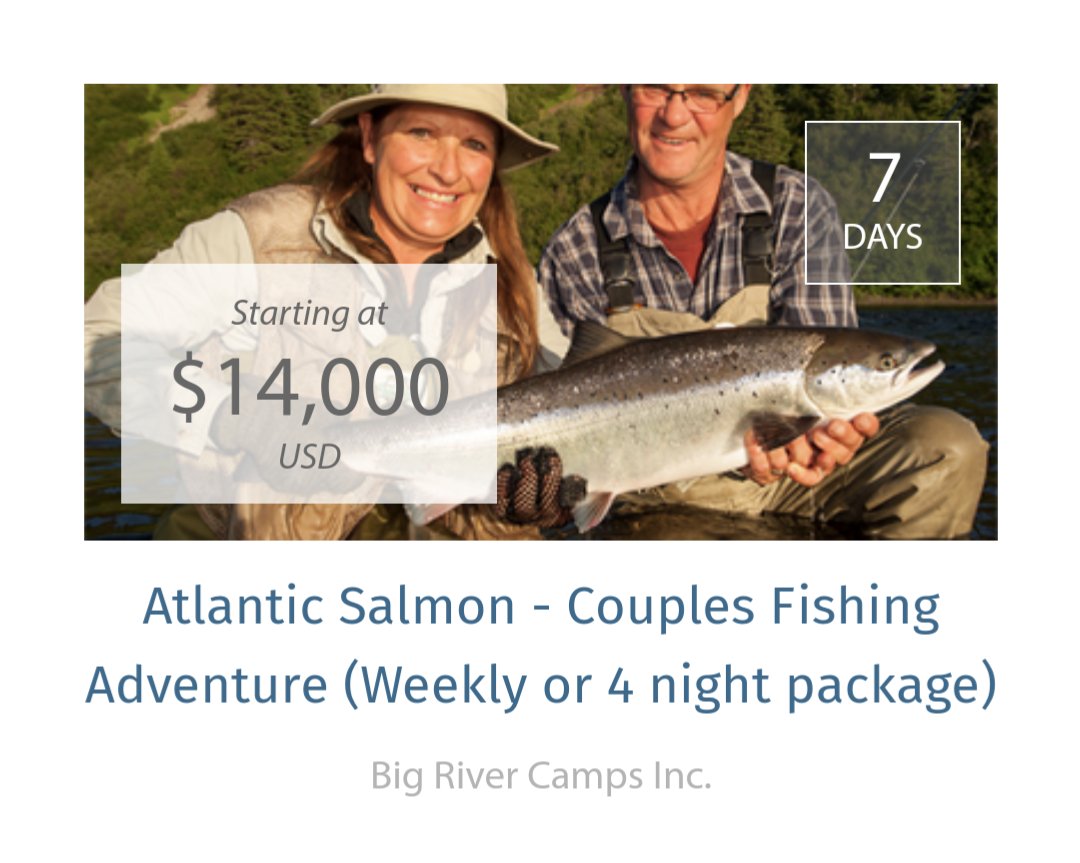anspal's tweet photo. @Dan_Jeffries1 This made me Google the cost of salmon fishing in Labrador. https://t.co/3AqNBYcQlm