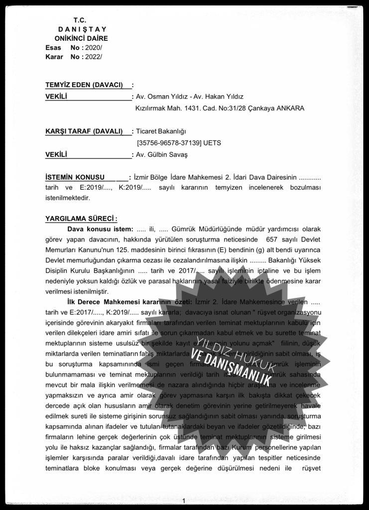 osmanyildiz_'s tweet photo. Zimmet, irtikap, dolandırıcılık ve rüşvet gibi iddialarla ceza yargılaması devam ederken Yüksek Disiplin Kurulu ile ihraç edilenlere ilişkin Danıştay'dan lehimize önemli bir karar verilmiştir. 

Karara göre İdare Mahkemesi ceza yargılamasını beklemek zorundadır. https://t.co/Pr1ORDoKH5