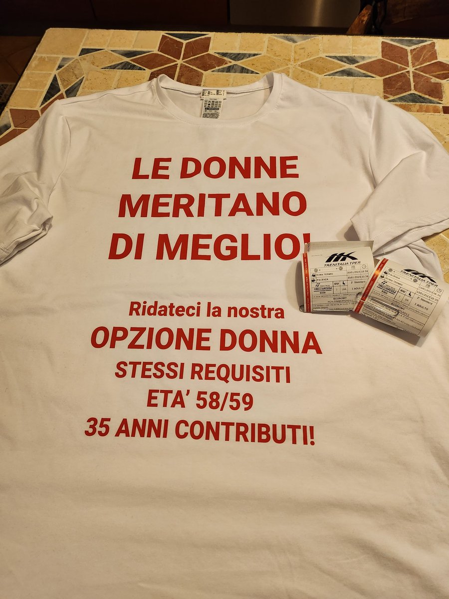 Lavoratrice italiane  domani 19 Gennaio scendono in piazza,presidio a Roma sotto al ministero del Lavoro via Flavia per non essere dimenticate,per chiedere la proroga di opzione donna con I risquisiti originali  per tutte le DONNE!!!!!  # noinonmolliamo #opzionedonnanonsitocca