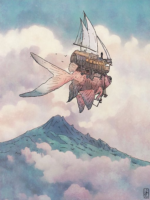 「airship」 illustration images(Latest)