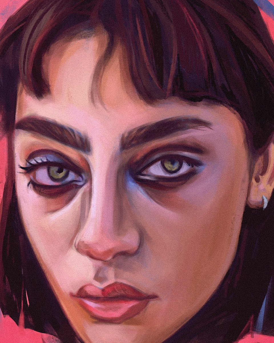 dorriepower's tweet photo. First portrait of the year @Procreate #digitalart #DigitalArtist #procreate #procreateportrait https://t.co/cXm81kjh99