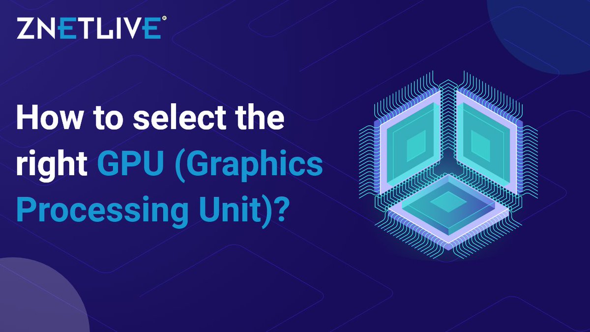 znetlive's tweet image. Are you a gamer, designer, or a data scientist looking for a new GPU but don't know which one to choose?
Our latest article is here to help you make an informed decision.
Follow the link to read: lnkd.in/dQDhA4MP
#gpu #cloudgpu #graphicsprocessingunit #znetcloud