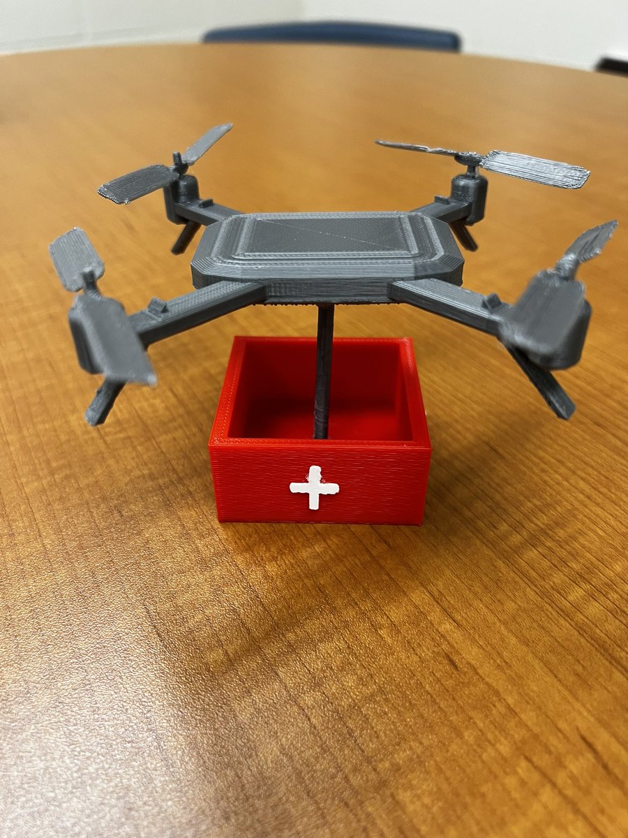 VSorgini's tweet photo. I love being a part of the creative and critical thinking process with students. Even if, sometimes, it’s just to print something cool that they have created. Great prototype from some health care students @OLQWCA @YCDSB #YCDSBLibraries @tinkercad #DesignThinking 💊🏥👩⚕️🧑⚕️👨⚕️ https://t.co/ZAi0HO9dpu