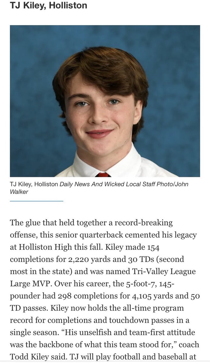 HOLLISTON FOOTBALL ALUMNI tweet media