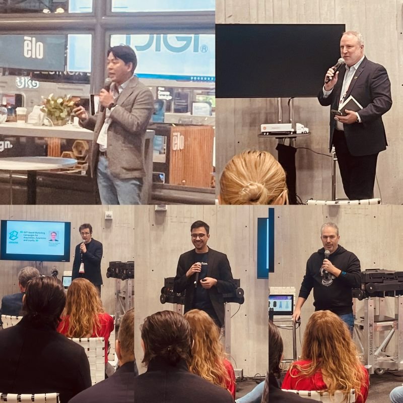 Yesterday has been an amazing day for us as part of the Microsoft for Startups (@msft4startups) #Innovation Showcase at #NRF2023 (@NRFBigShow).

We closed the session with our demo on how retailers and brands could build #NFT marketing campaigns with #nocode and without #crypto.