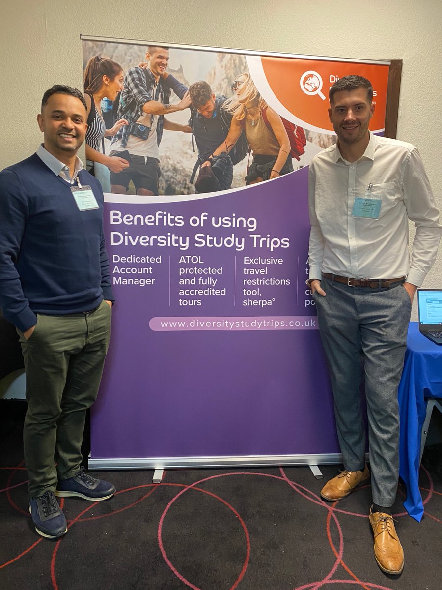 dgitravel's tweet photo. We're at the @NAMSS_AC_UK Engagement Conference today in Birmingham.
Come by our stand and see how Diversity Study Trips can help enrich your students learning through travel! 🎓✈️
#NAMMS #InPersonEvents #Students https://t.co/SjRnbzNqYF