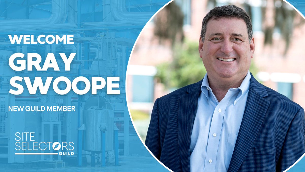 SiteSelectGuild's tweet photo. The Guild is pleased to welcome its newest member, Gray Swoope, president and CEO of @VFAdvisors: https://t.co/hZXt9UaQDW https://t.co/PSt0yQ5FpW