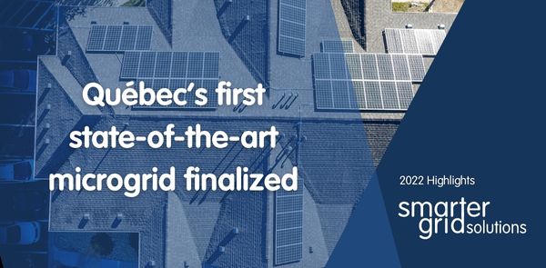 SmrtrGridSols's tweet photo. We were proud to successfully deploy and bring into operation our #StrataResilience software to provide DERMS-based #microgrid control for the city of Lac Megantic. Learn more: https://t.co/mjsmBRN5Vp
#smartgrid #DERMS #smartergridsolutions #2022yearinreview https://t.co/cXZv4hyzbj