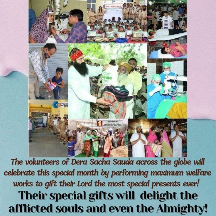 We should help the poor in bad weather as possible we can do.#WinterAid and
#RationDistribution started by #DeraSachaSauda volunteers as guided by #SaintDrMSG. 
#WarmClothDistribution is done from 
#ClothBank .
#BlanketDistribution also gifted to
#ServeHumanity from #ClothBanks
