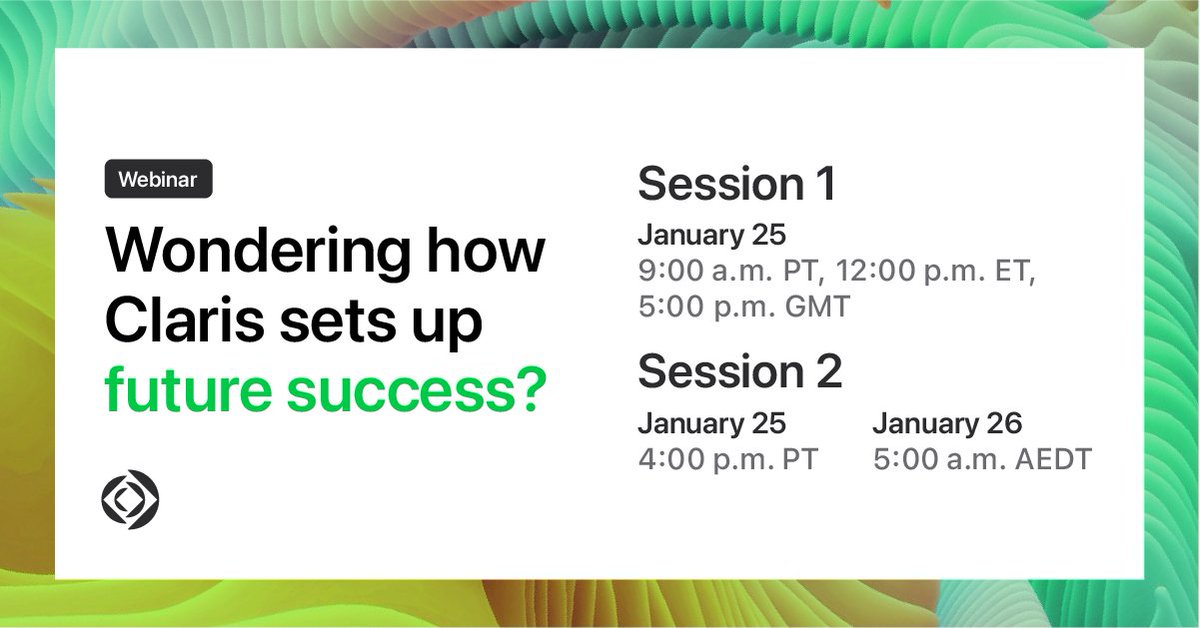 Claris, an Apple company tweet media