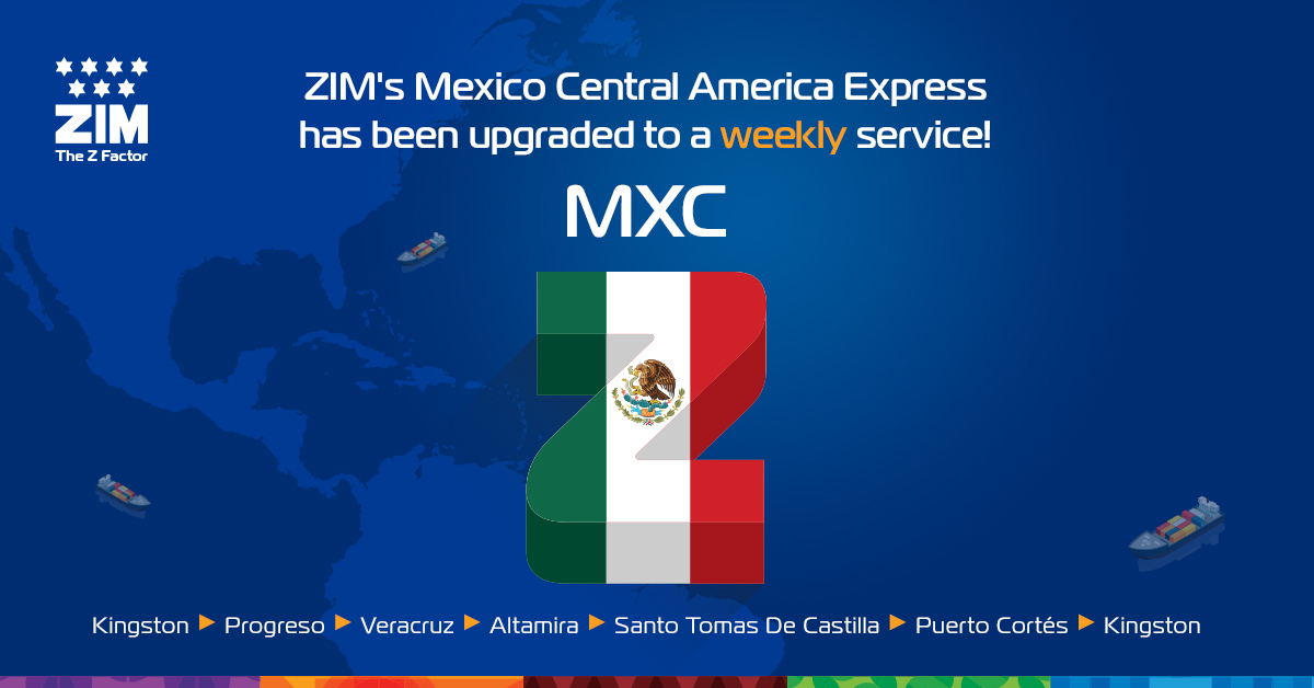 ZimShipping's tweet photo. Our Mexi-#candoapproach at it again!
Our Mexico Central America Express, which provides a direct connection to Central America, has been upgraded to a weekly service, in an effort to always remain ahead of market demand.
Learn more >> https://t.co/lrovM6kheJ https://t.co/ub6TWb02Ta