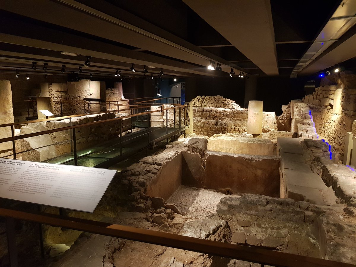 peinadormarta's tweet photo. En el Museo de Historia de #Barcelona #MUHBA podemos pasear por la ciudad romana bajo la Plaza del Rey y también por el Palacio Real de la Corona de Aragón con el salón del Tinell para recepciones y la capilla de Santa Ágata @MuseumSelfieDay #MuseumSelfieDay #MuseumSelfie https://t.co/ui0CAFEYi3