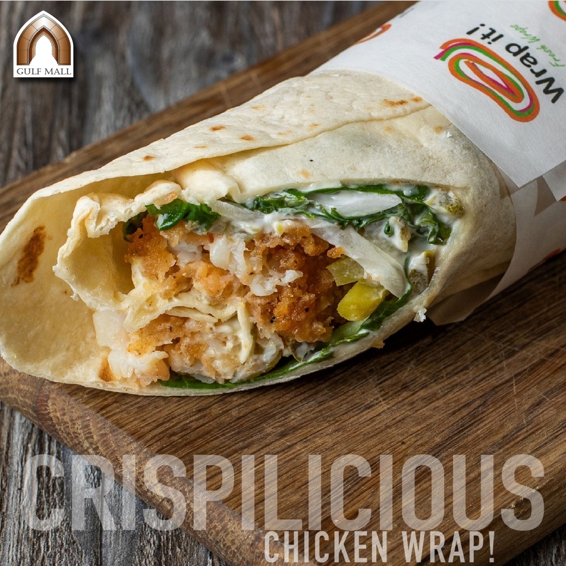 GulfMallQatar's tweet image. Wrap yourself in the warm arms of our Crispilicious chicken wrap!

دلل نفسك وتمتع براب الدجاج المقرمش!

@wrapit_me
#wrapit_me #wrapit #Doha #Qatar #foodie #FoodLovers #instafood #QatarTreats #QatarFoods #InstaQatar #gulfmallqatar