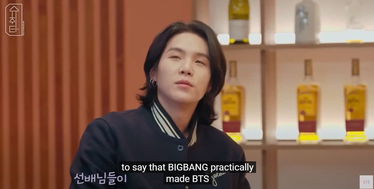 stass_yb's tweet photo. "It wouldn't be an exagerration to say that BIGBANG practically made BTS  " - SUGA https://t.co/N1oJ4yRlJk