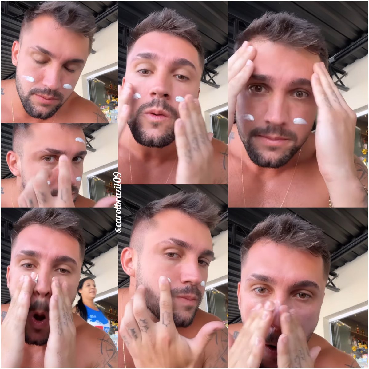 Carolbrazil09's tweet photo. Realmente... só o Arthur mesmo fazendo story em plena academeia, passando protetor solar... 🤭👏🏽👏🏽👏🏽
Eu amoooo!!! ❤️
Bora, bora, lindo!!! 💪🏼🏋🏼♀️
#ProjetoCarnaval 🎊
#ProjetoVidaSaudável 💦
#ProjetoFicarGoxtosin 🔥🫠 https://t.co/dV4lY6h5kQ