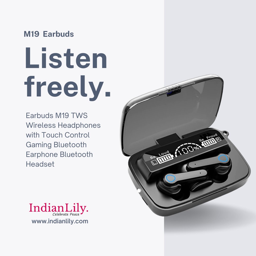 Earbuds at Rs. 594
✅Cash on delivery available
✅Return available
✅Free delivery 
✅Premium Quality Assured
#earbuds #wirelessearbuds #earbudswireless
#bluetoothearbuds #bestearbuds #truewirelessearbuds
#earbudsbluetooth #boseearbuds #earbudsloverindonesia 
#earbudsiphone #m19