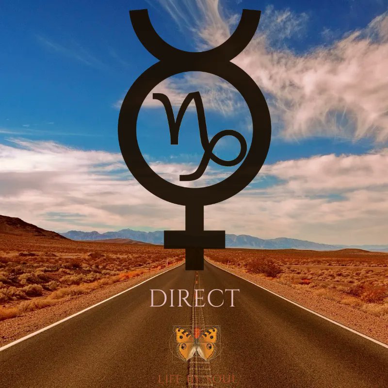 LifeBySoul's tweet photo. #MERCURY #DIRECT in #CAPRICORN @ 5:12a PST (8.13) - It's #FullSpeedAhead toward ur goals, but u'd better be sure where u're going. Without a clearly-defined #destination, u could find urself moving fast w #NoEndInSight or #HittingAWall w #explosive #force. #astrology #LifeBySoul https://t.co/hlLck2UGhJ