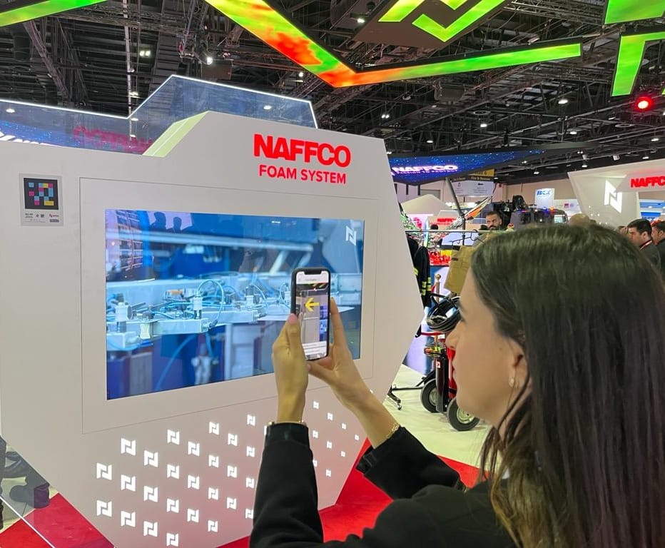 Implaser's tweet photo. This has been possible with our help installing ramps and @navilens codes. We both share space at the fair (Hall 6|stand C09) 

🤝 @Implaser and @naffco have been #partners for more than 10 years. During this period, many interesting projects have been carried out in #MiddleEast. https://t.co/NdmN2PY6IW