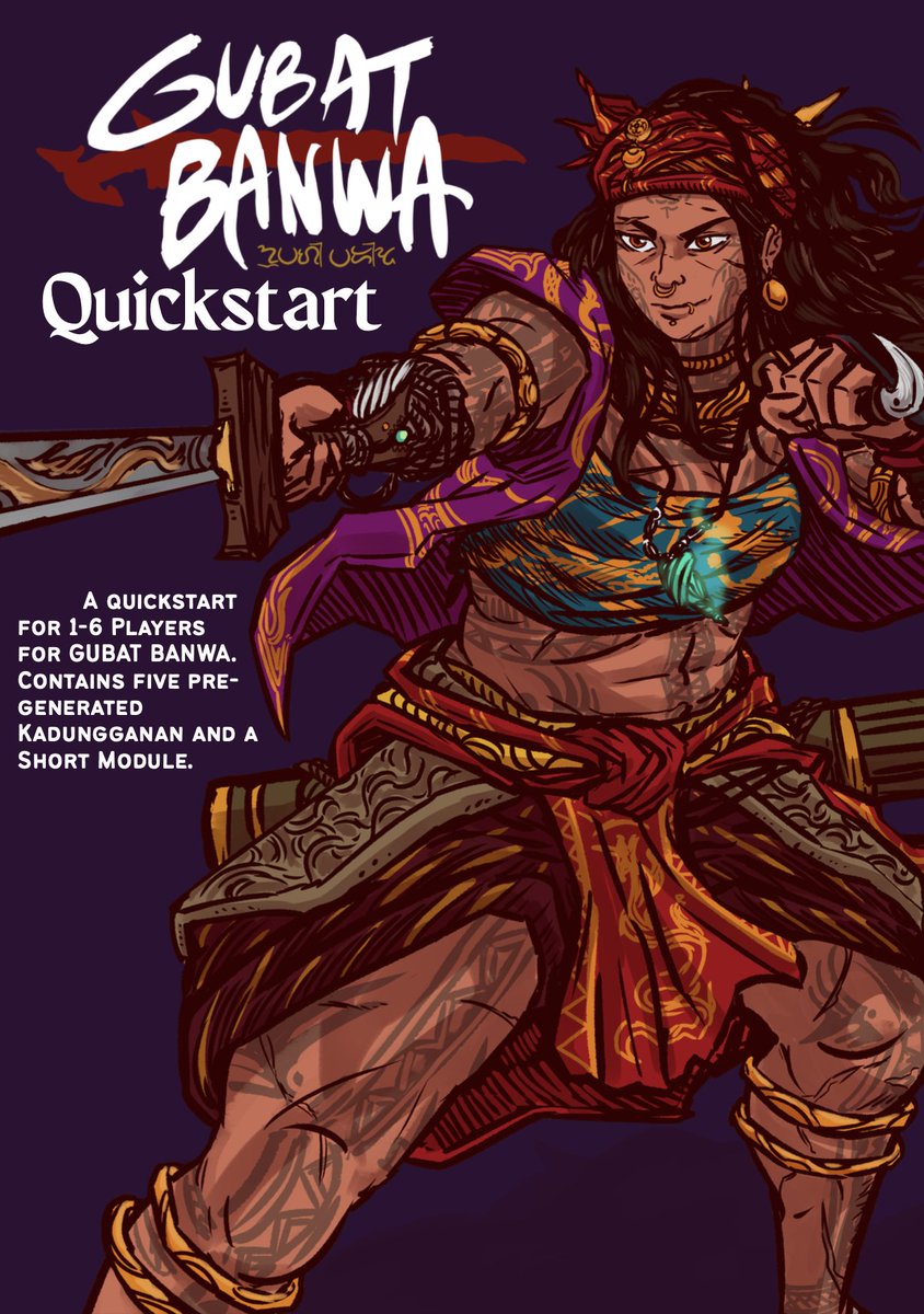 GUBAT BANWA, SEAsian Fantasy TTRPG ⚔ tweet media