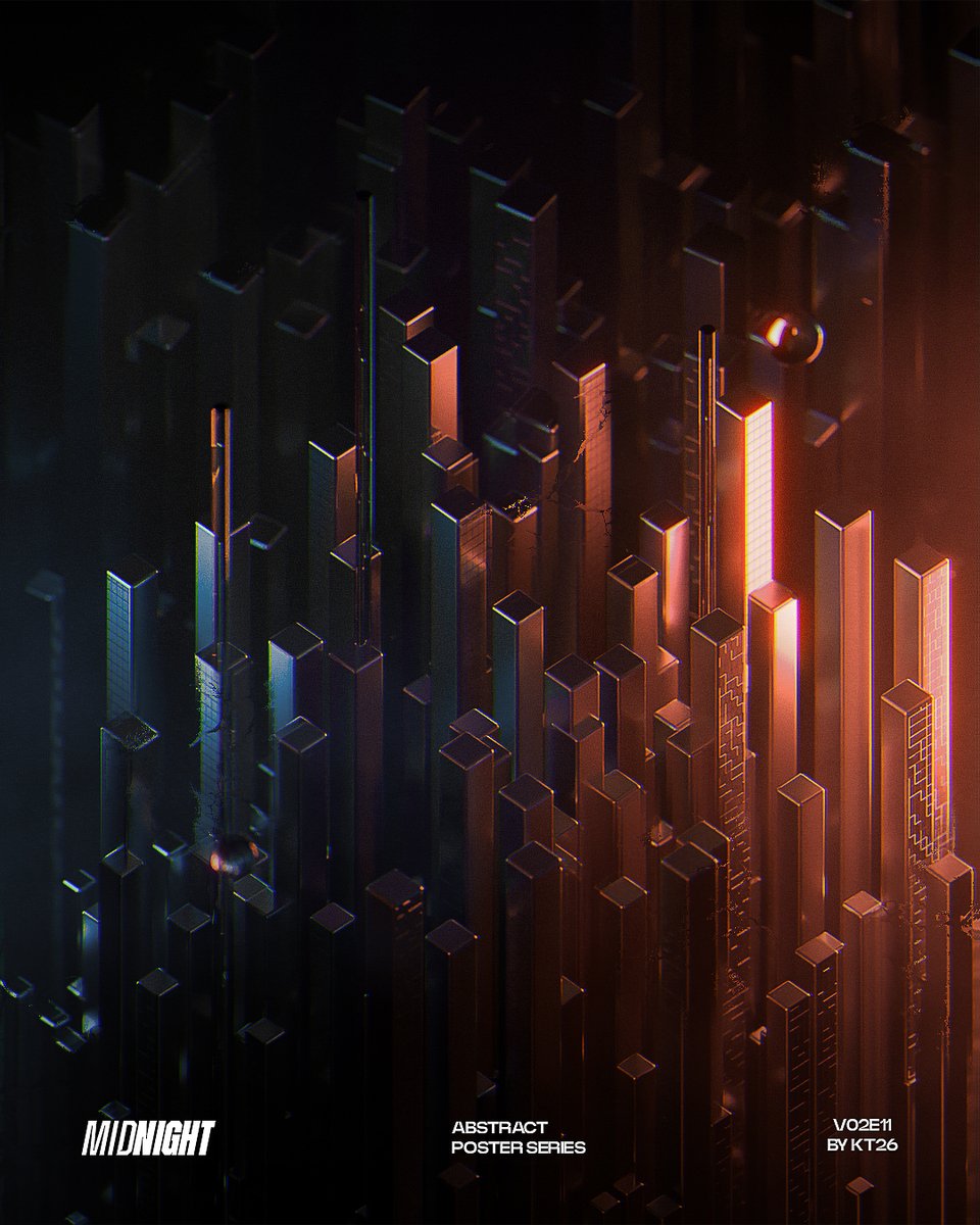 midnight /// abstract [ V02E11 ]