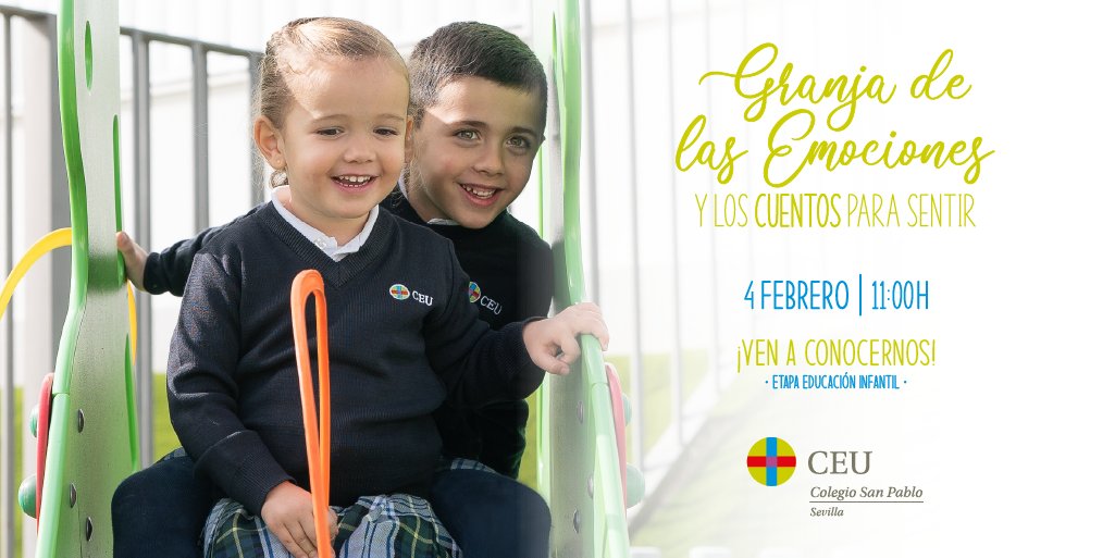 CEUAndalucia's tweet photo. 👶Conócenos compartiendo en familia actividades, juegos, cuentacuentos📚, talleres sensoriales 🎶 y nuestro huerto escolar 🌱en nuestro #ColegioCEU San Pablo #Sevilla. 

Si tienes hijos en la etapa de Educación #Infantil inscríbete en https://t.co/VaXUvFzGNG https://t.co/Ofy8psquzd