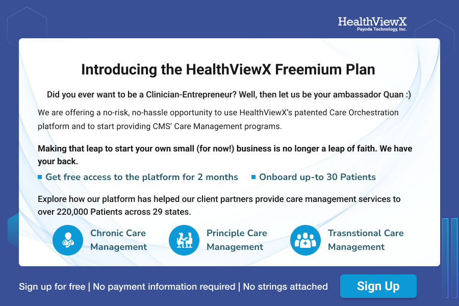 HealthViewX's tweet photo. To all the budding Clinician Entrepreneurs out there, HealthViewX offers a no-risk, no-hassle limited-time opportunity to kick-start your entrepreneurial journey...

Introducing the 
@HealthViewX
 Freemium Plan!

Sign up now - https://t.co/OcBoCLazfv https://t.co/GMPlWbO79G
