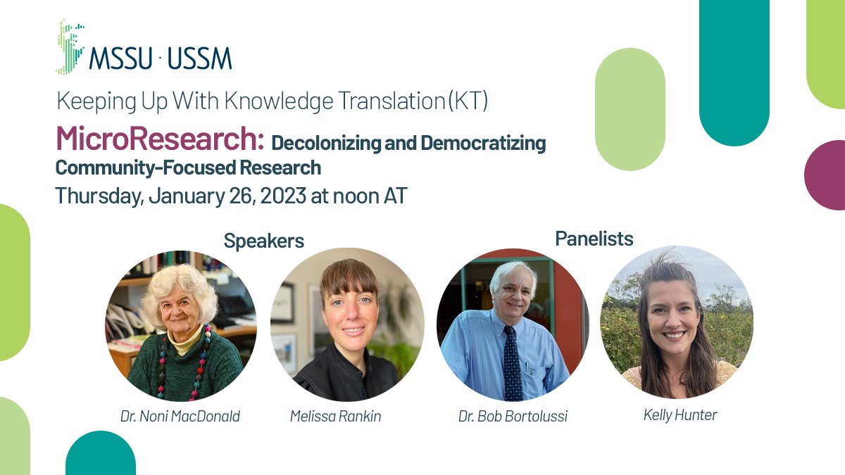 maritimespor's tweet photo. Join us Jan 26 at 12pm to learn more about a unique #MicroResearch process, where research projects are developed and driven by the #community. 

Sign up: https://t.co/8ZNNj7MEg3

@MicroResearchNS
@dmrf1979
 #KnowledgeTranslation #KeepingUpWithKT https://t.co/FpiueHmUT7