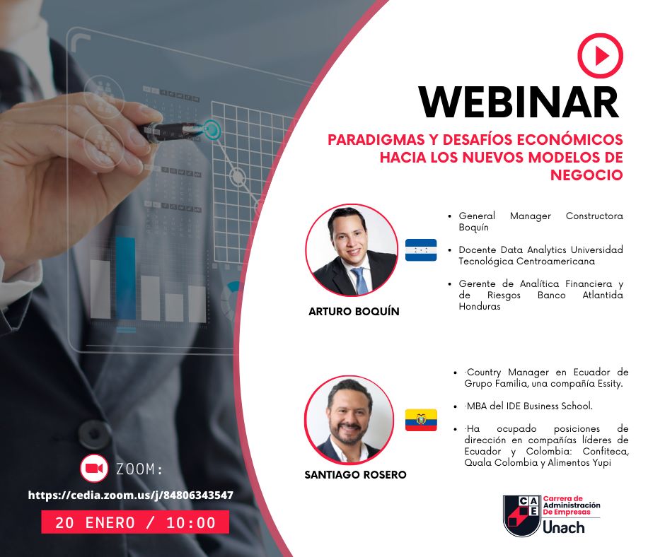 CarreradeAdmin1's tweet photo. #Academia 
La Carrera de Administración De Empresas Unach invita a toda la comunidad universitaria a participar en el Webinar:"Paradigmas y desafíos económicos hacia los nuevos modelos de negocio", con dos importantes panelistas.

https://t.co/1L4SwH5yWP

¡Te esperamos! 

#Unach https://t.co/kepv5Xyqt3