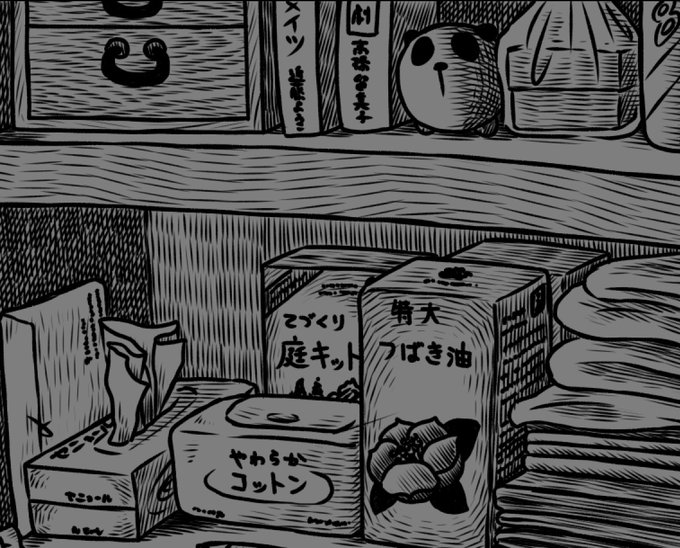 背景に近藤ようこさんや高橋留美子さんのご本を紛れ込ませたりしております(装丁は再現してないです) 