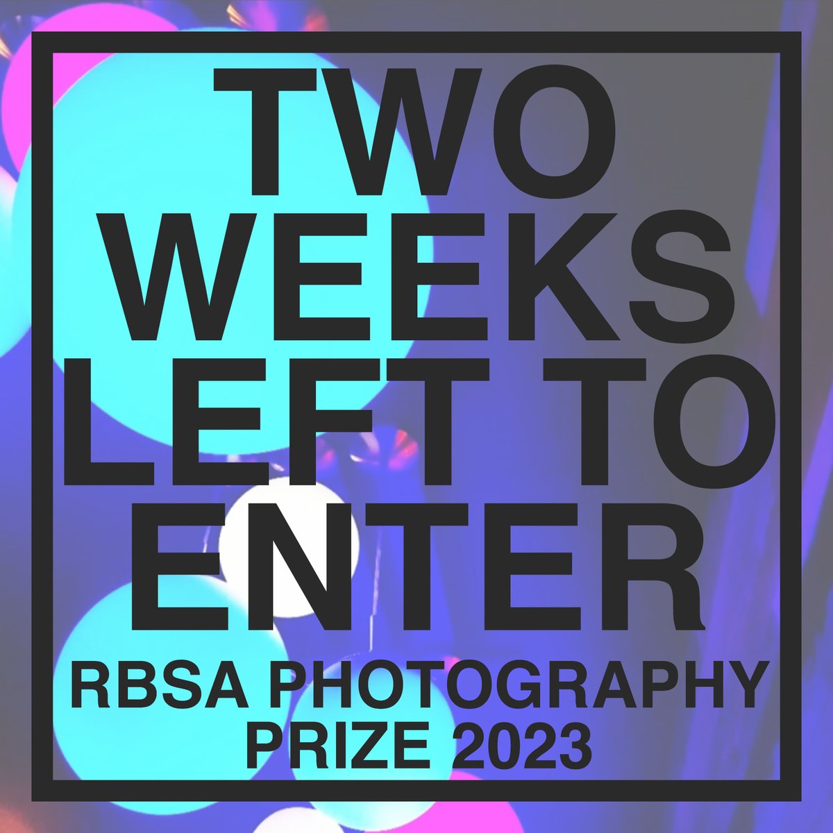 Two weeks left to enter! Visit rbsa.org.uk/call-for-entri… to enter no matter your experience #callforartists #photography 
@ArtistOpenCalls @Call4ArtistsUK @callforartists @Call_for_Artist @callsforart @callforentries @The_RPS @kclphotosoc @royal_wales