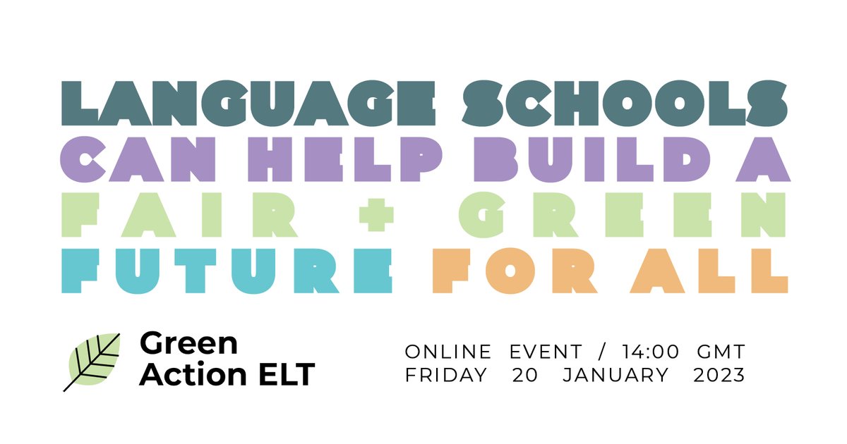 The most privileged contribute the vast majority of emissions, while poorer + marginalised people are disproportionately impacted by the deadly effects of climate change.

But what's that got to do with #ELT? 

Join us on Friday to find out👇#GreenELT
bit.ly/climate-justic